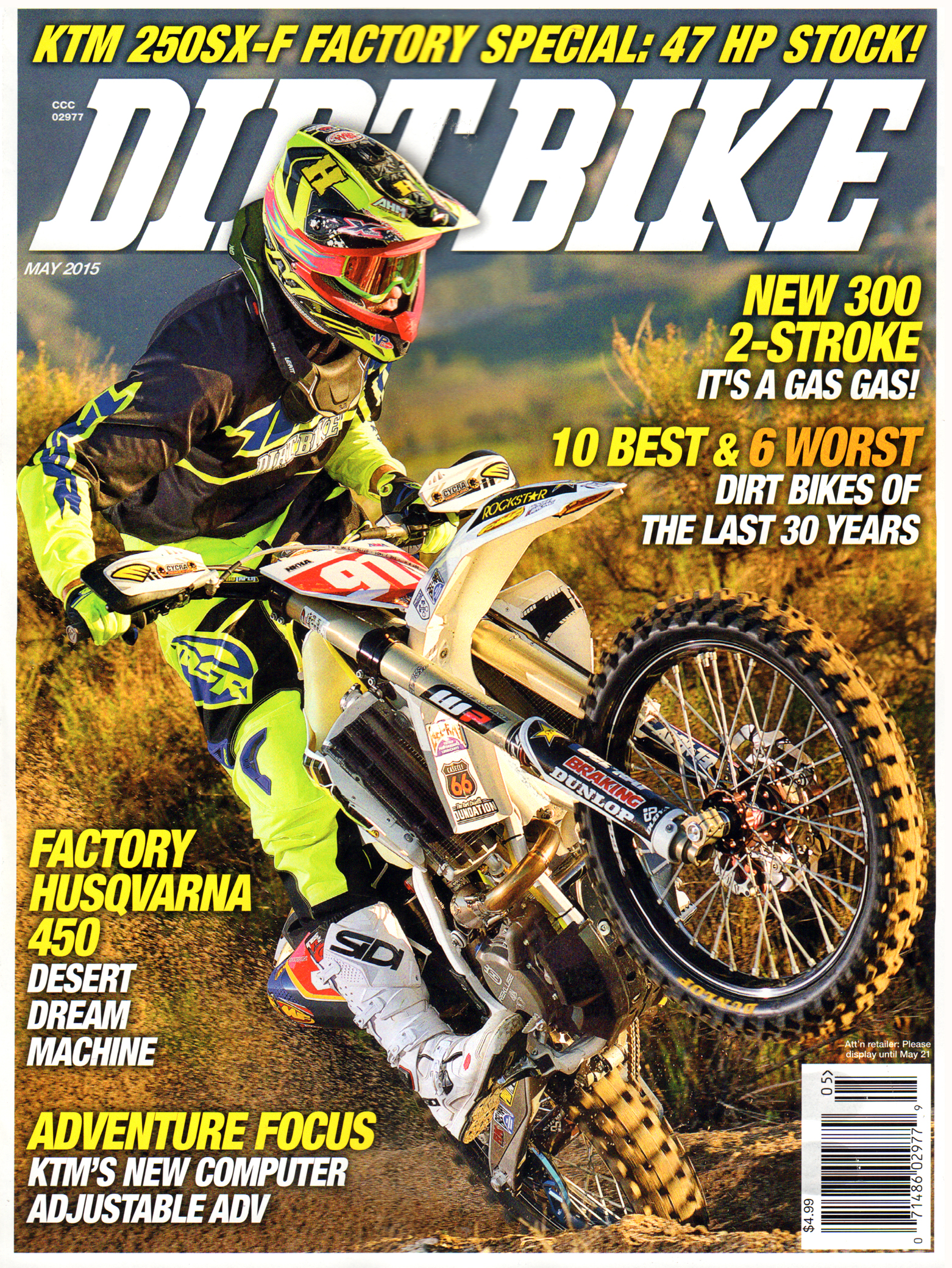 Dirt-Bike May 01, 2015 Issue Cover
