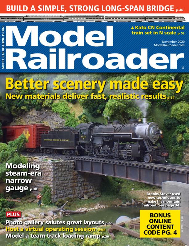 Model-Railroader November 01, 2020 Issue Cover