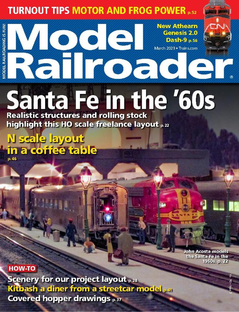 model-railroader March 01, 2023 Issue Cover