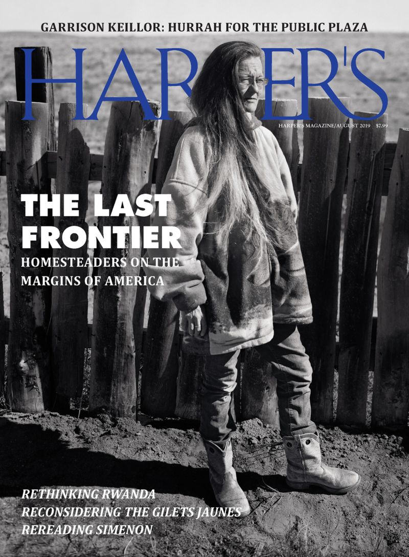 Harpers August 01, 2019 Issue Cover