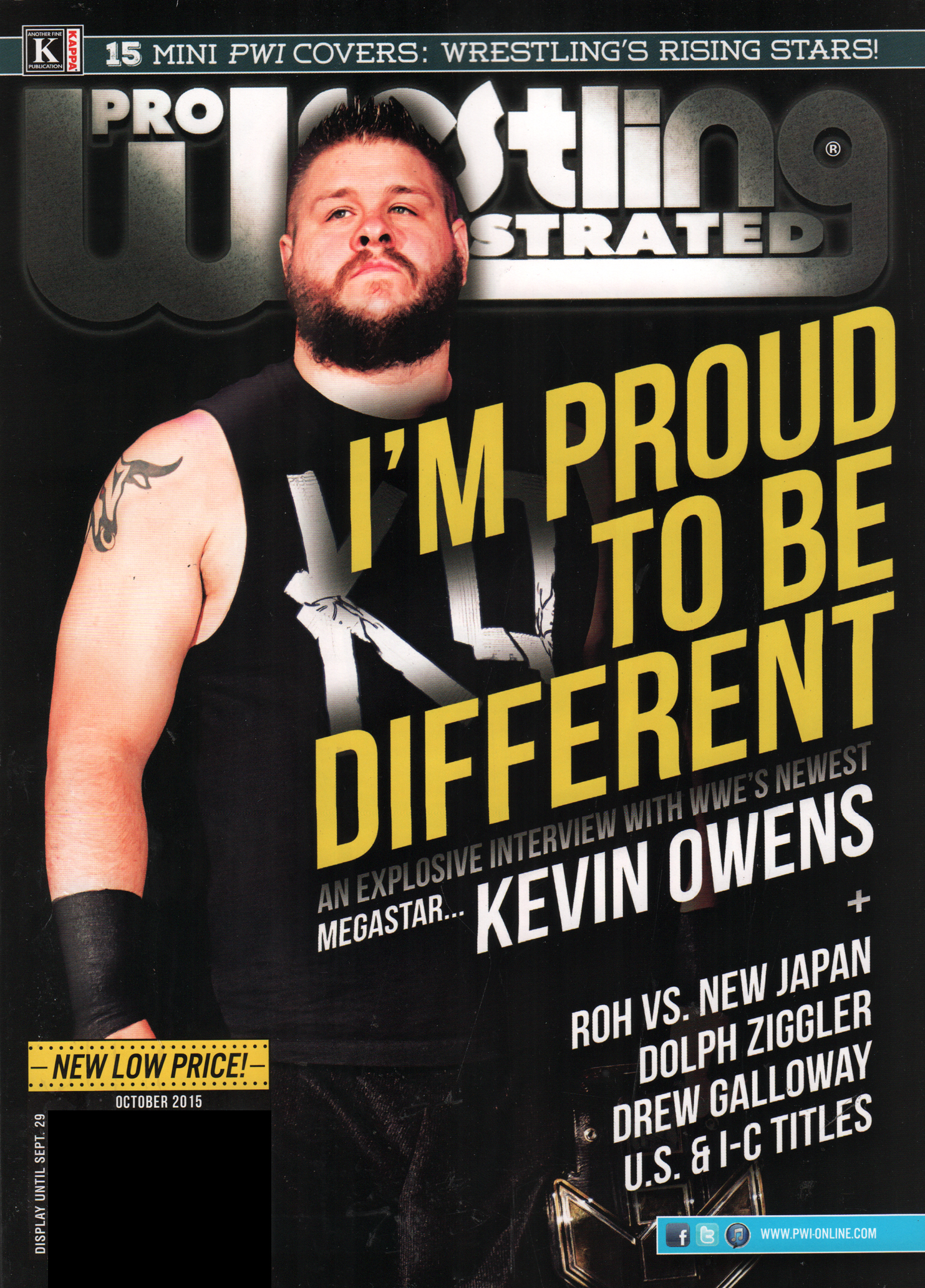 Pro-Wrestling-Illustrated October 01, 2015 Issue Cover