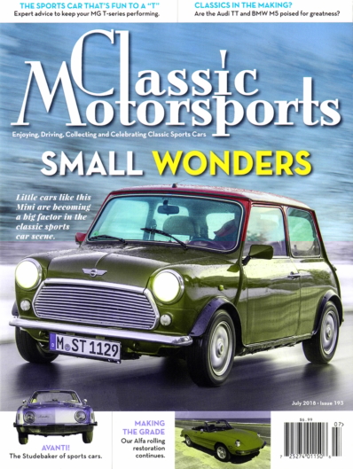 Classic Motorsports July 01, 2018 Issue Cover