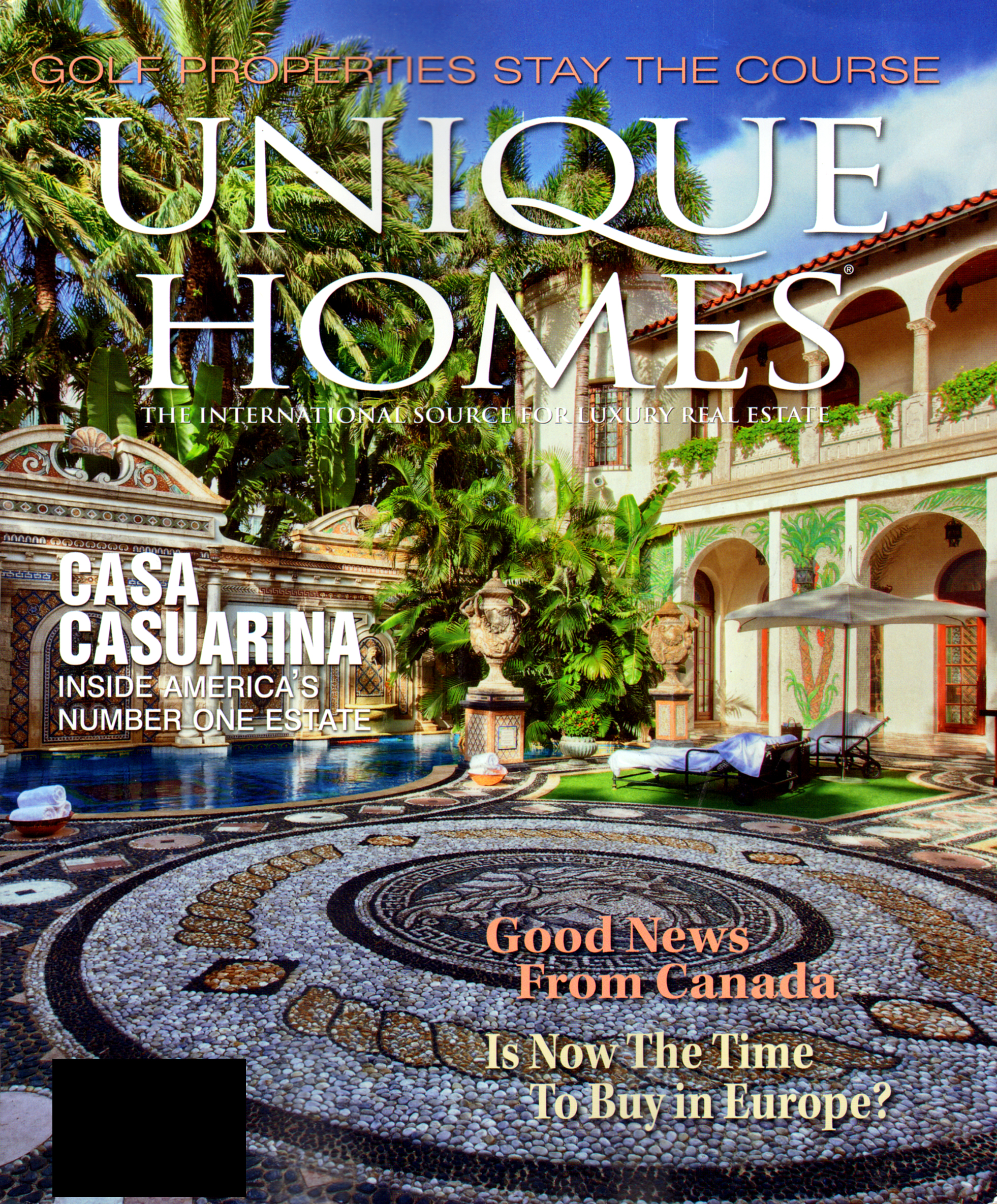 Unique-Homes September 01, 2012 Issue Cover