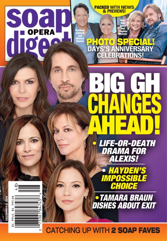 Soap-Opera-Digest December 02, 2019 Issue Cover