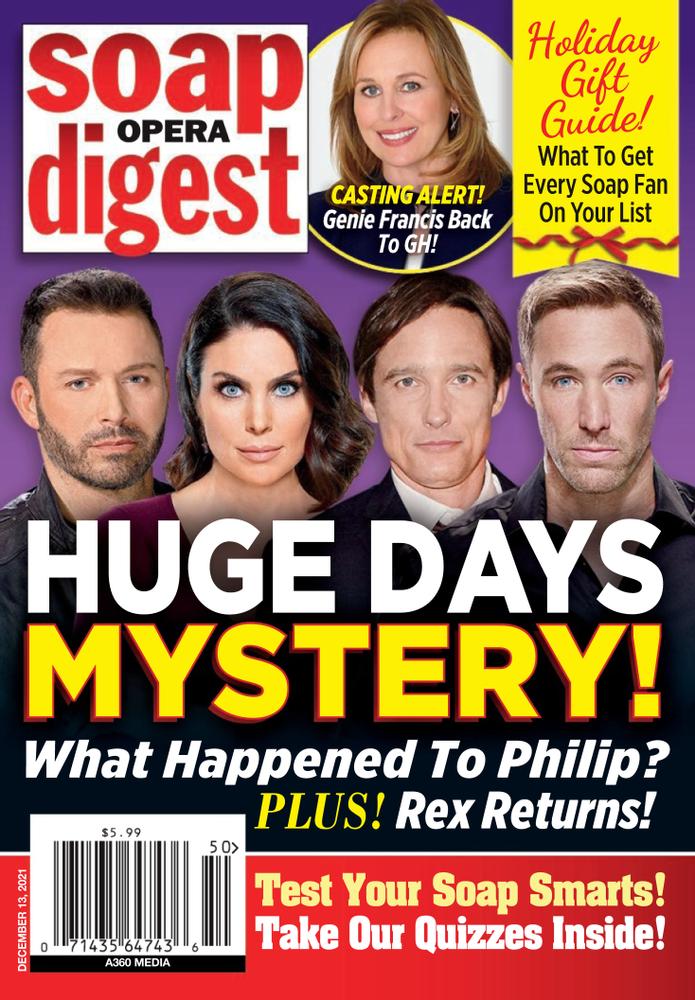 soap-opera-digest December 13, 2021 Issue Cover