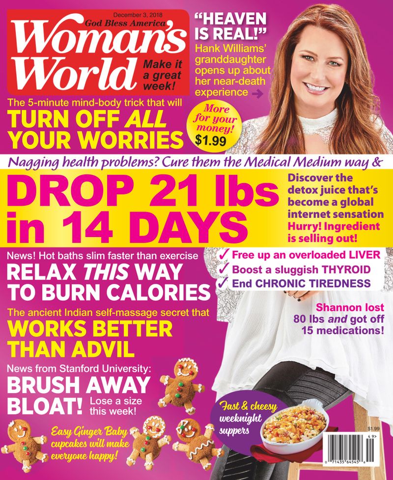 Womans-World December 03, 2018 Issue Cover