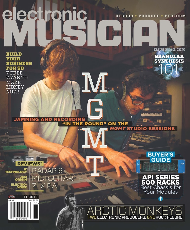 Electronic-Musician November 01, 2013 Issue Cover