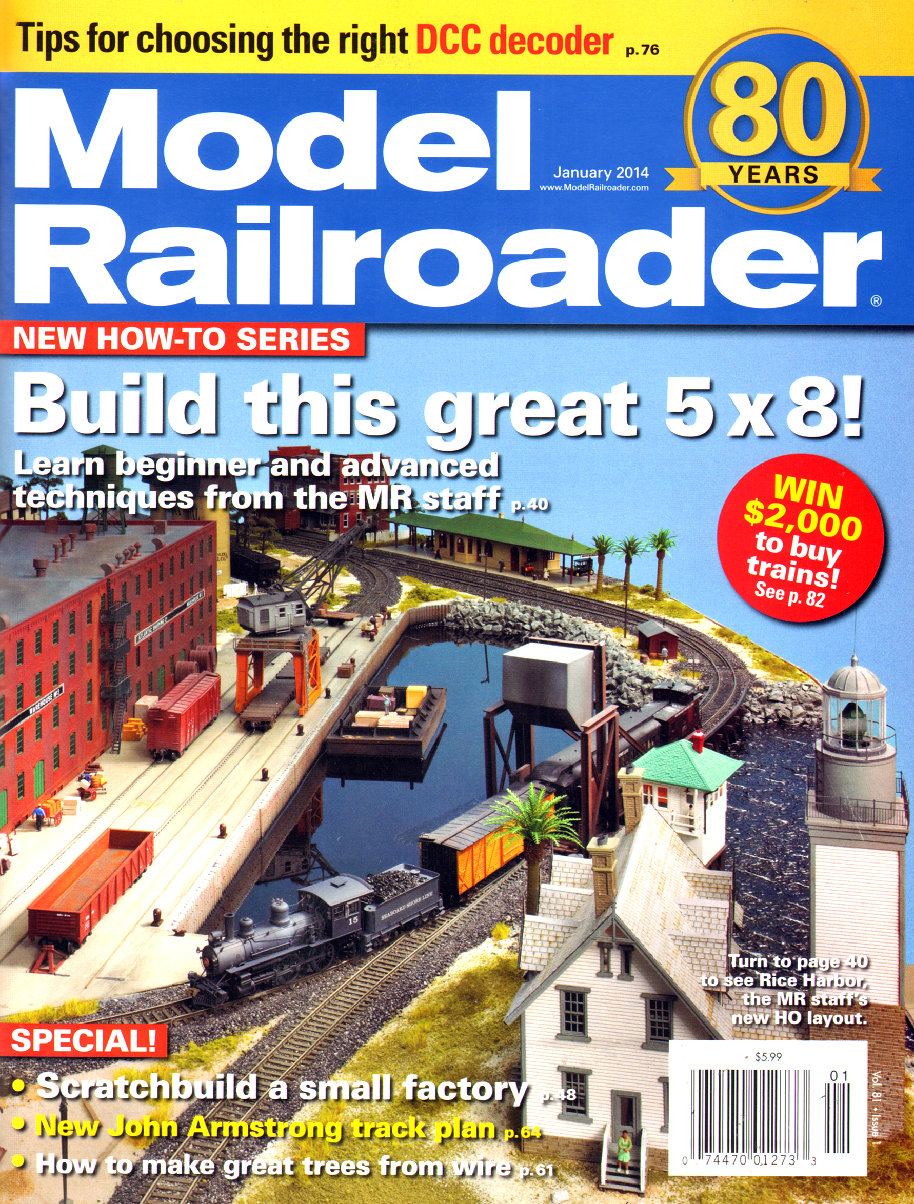 Model-Railroader January 01, 2014 Issue Cover