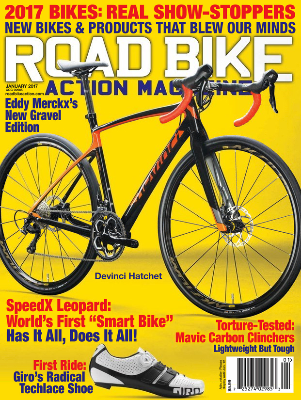 Road-Bike-Action January 01, 2017 Issue Cover