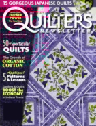 Quilters-Newsletter April 01, 2013 Issue Cover
