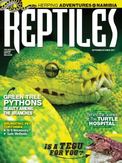 Reptiles September 01, 2017 Issue Cover