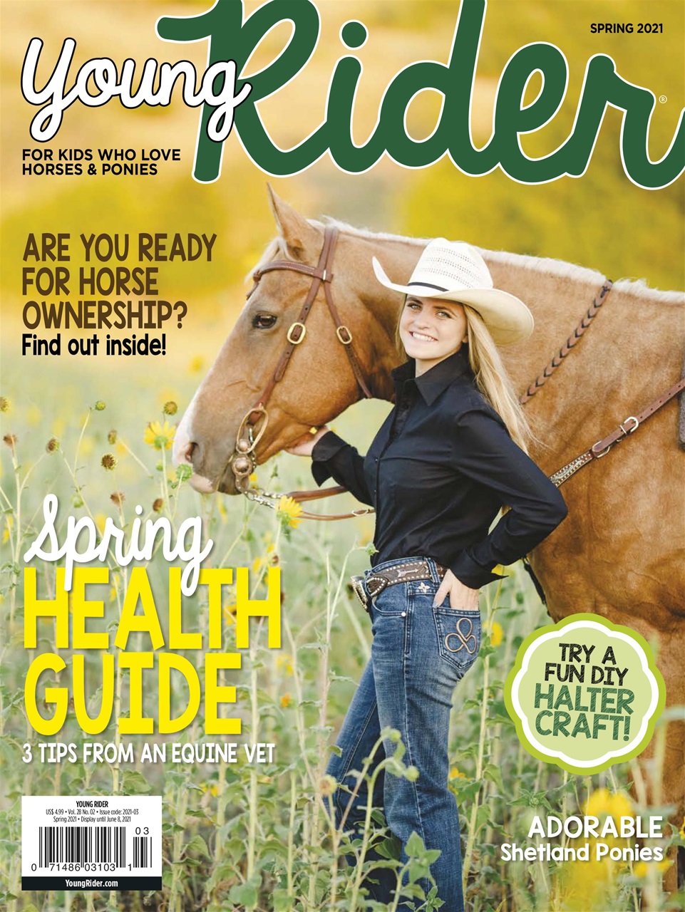 Young-Rider March 01, 2021 Issue Cover