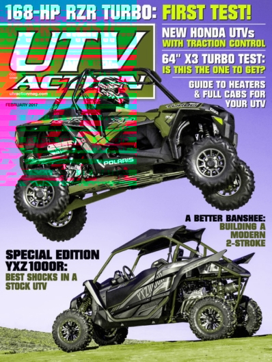 UTV Action February 01, 2017 Issue Cover