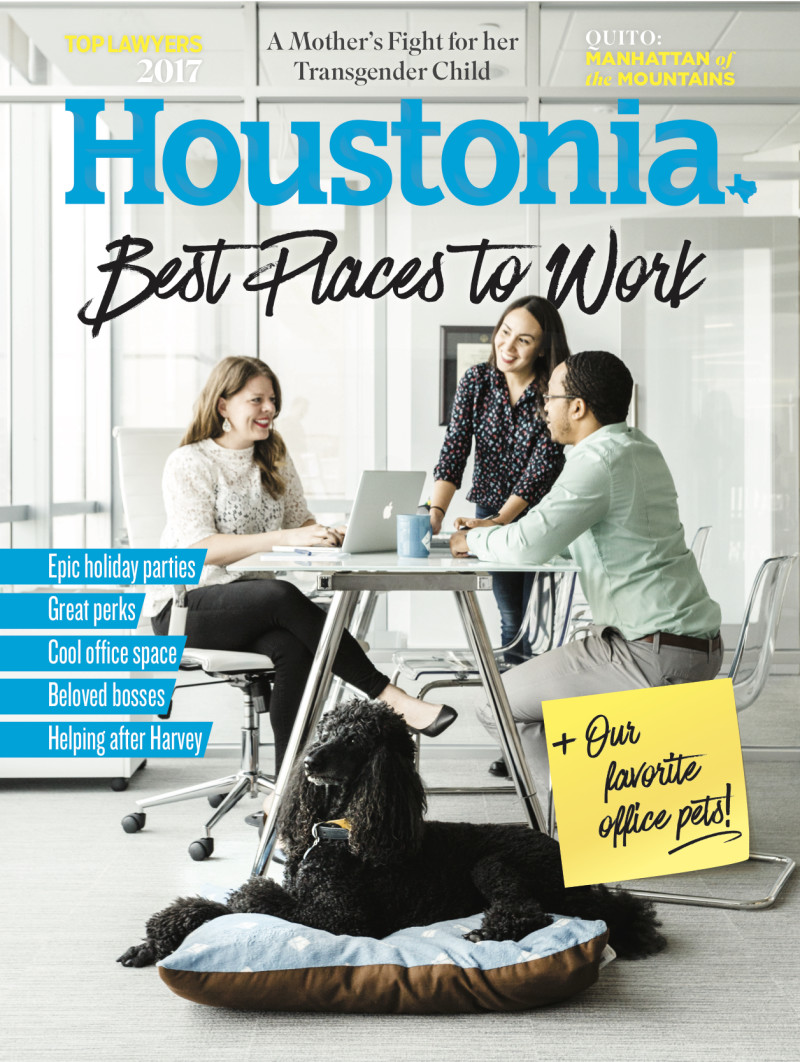 Houstonia December 01, 2017 Issue Cover