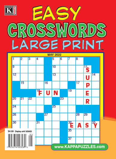 Easy Crosswords Large Print December 01, 2024 Issue Cover