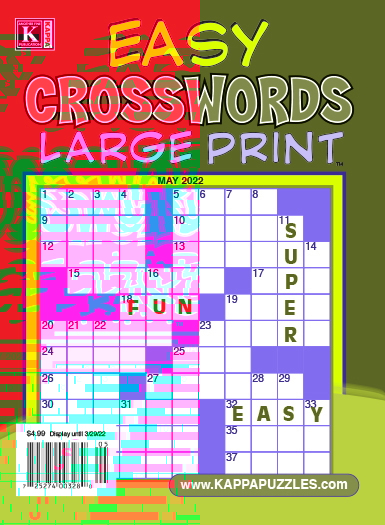 Easy Crosswords Large Print December 01, 2024 Issue Cover