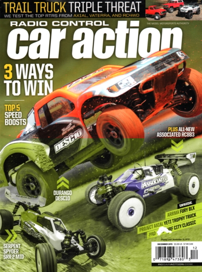 Radio Control Car Action December 01, 2015 Issue Cover