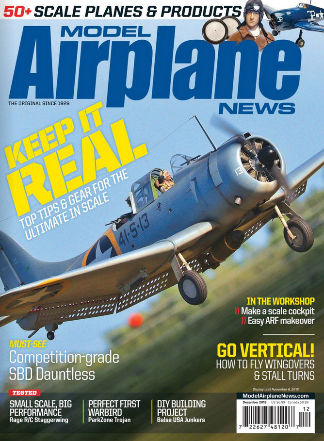 Model-Airplane-News December 01, 2018 Issue Cover