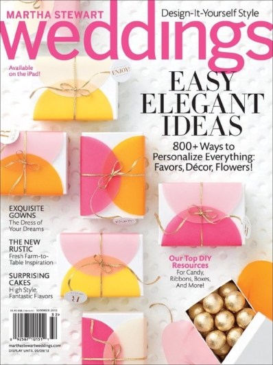 Martha Stewart Weddings June 01, 2013 Issue Cover