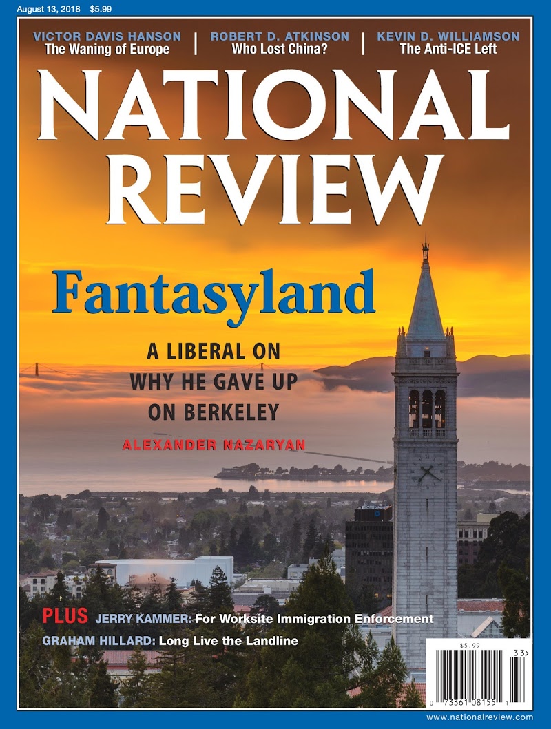 National-Review August 13, 2018 Issue Cover