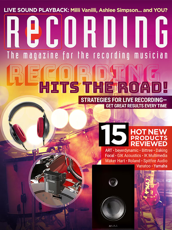 Recording-Magazine August 01, 2018 Issue Cover