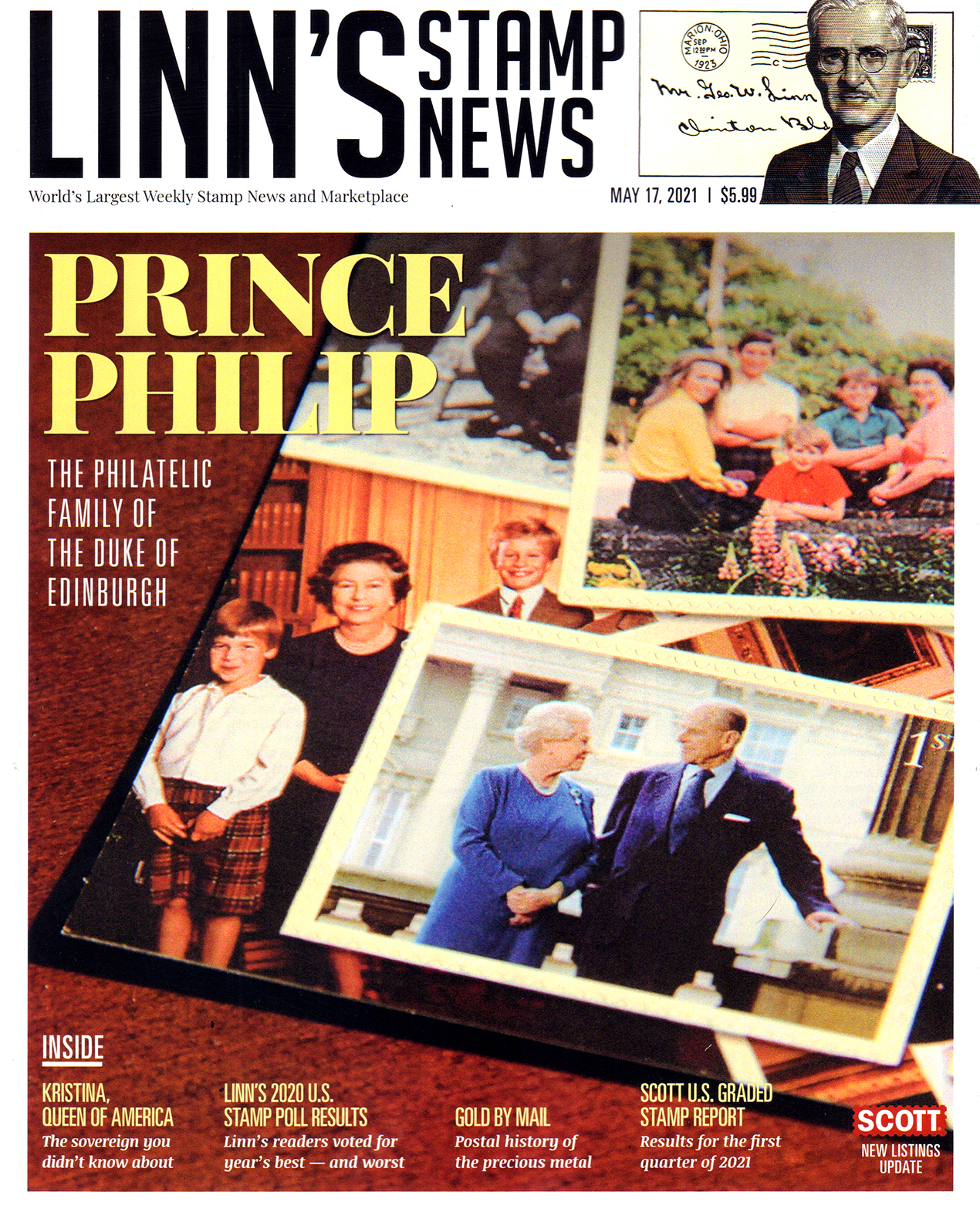 linns-stamp-news-weekly May 17, 2021 Issue Cover