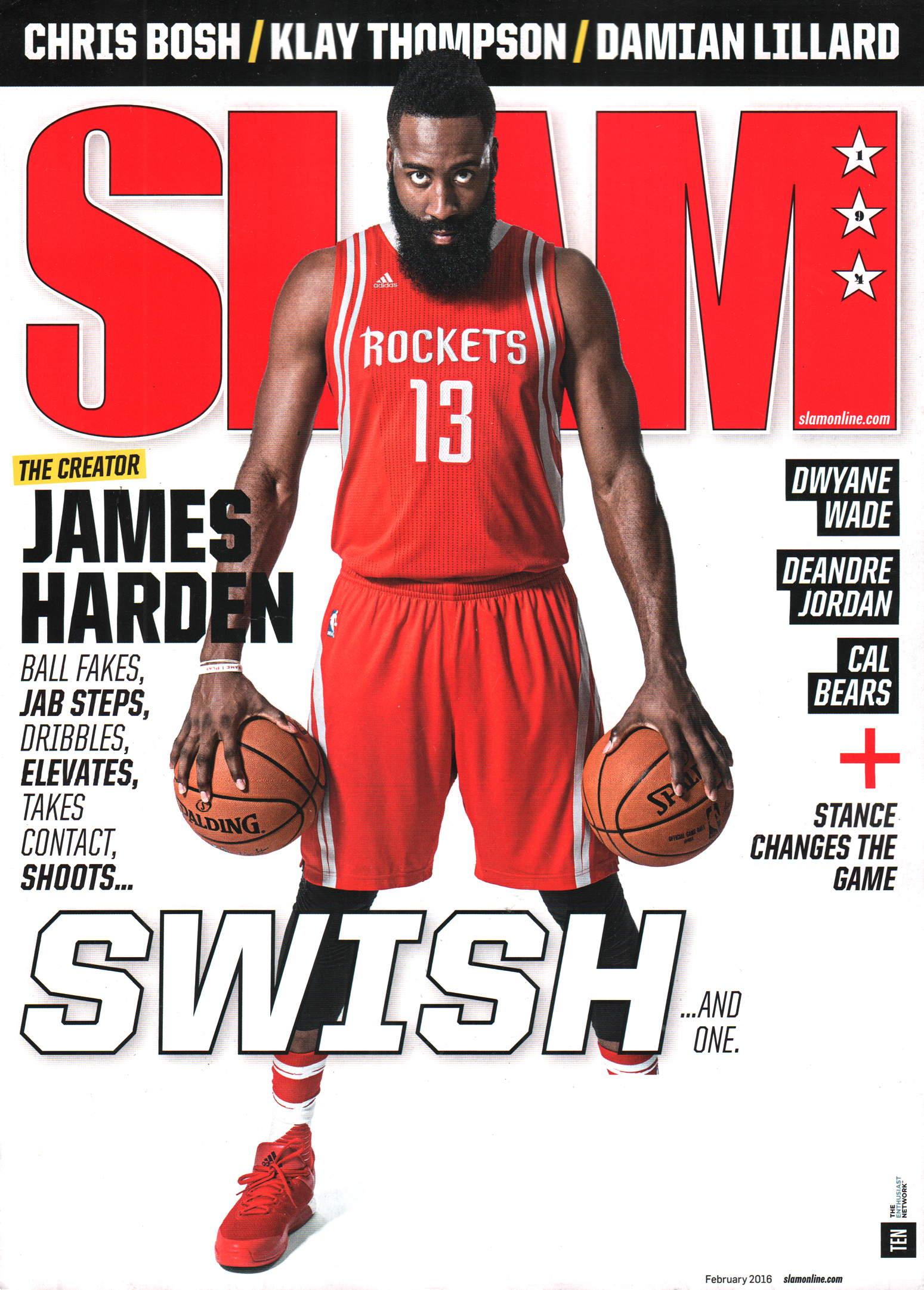 Slam February 01, 2016 Issue Cover