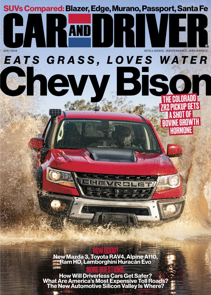 car-and-driver April 01, 2019 Issue Cover