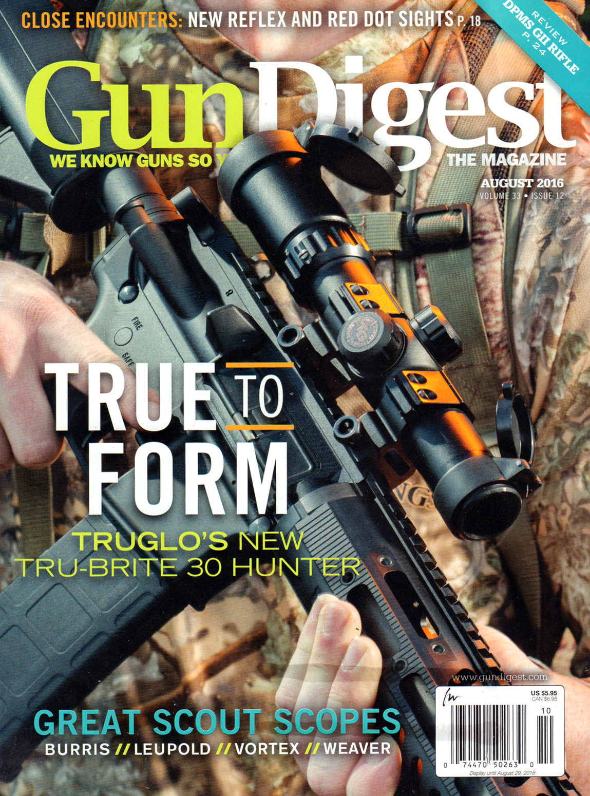 Gun-Digest August 01, 2016 Issue Cover