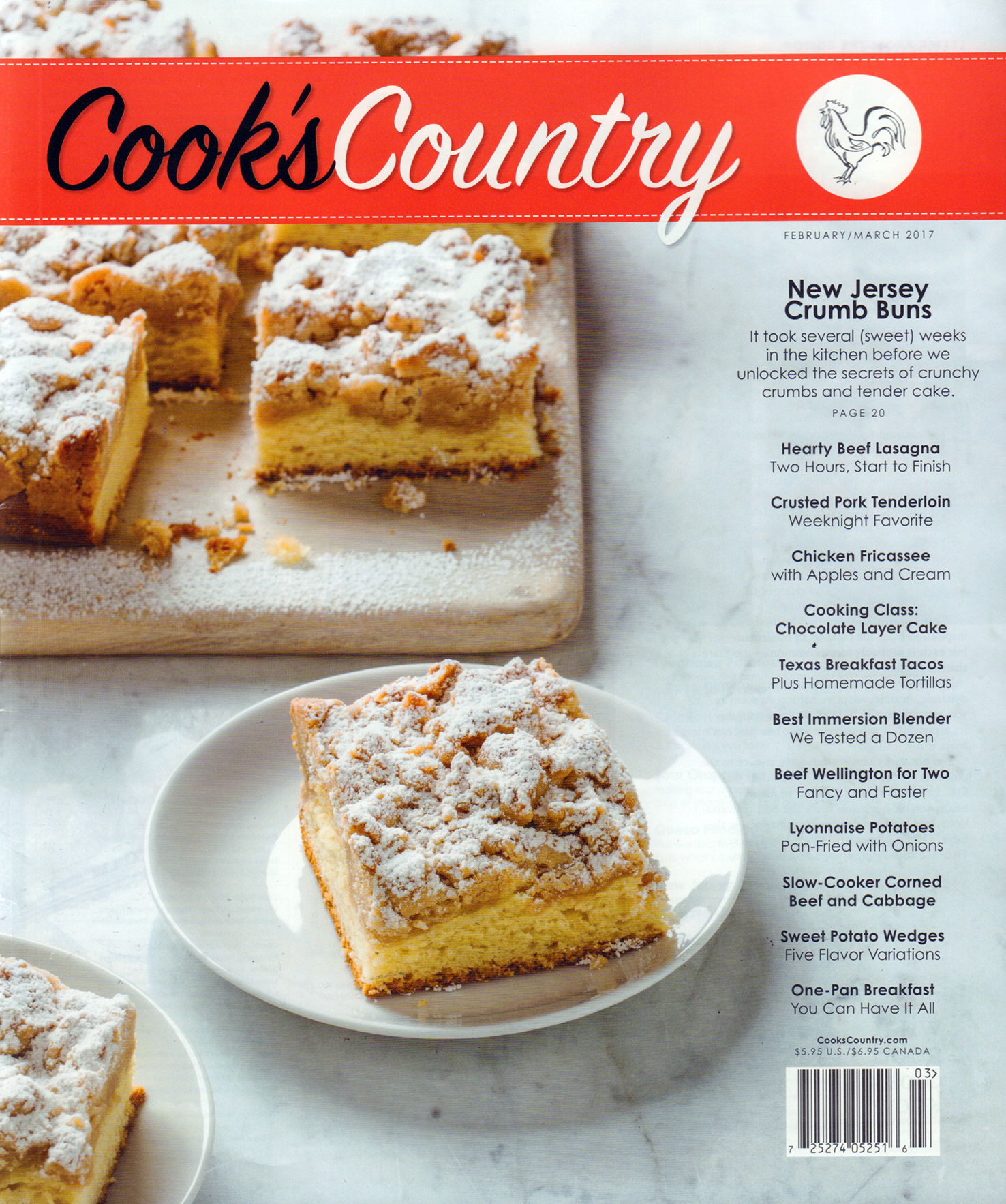 cooks-country February 01, 2017 Issue Cover