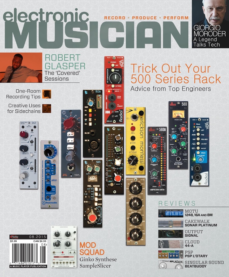 Electronic-Musician August 01, 2015 Issue Cover