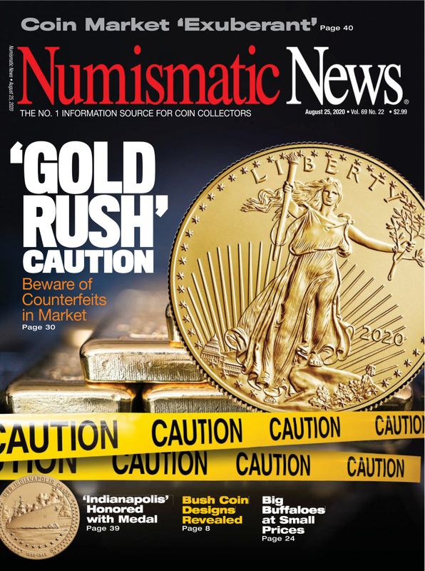 Numismatic-News August 25, 2020 Issue Cover