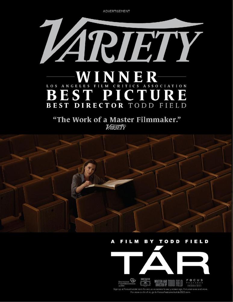 Variety January 11, 2023 Issue Cover