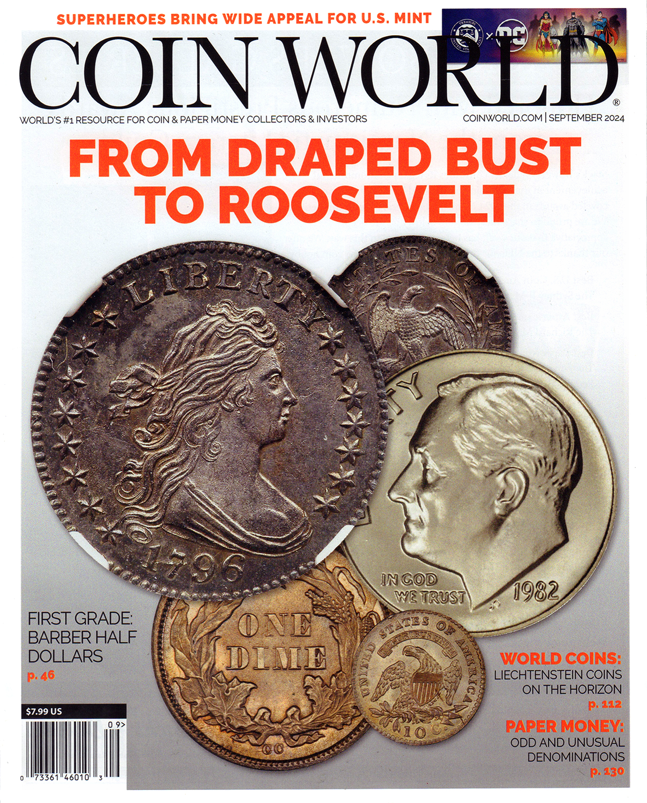 Coin-World-Monthly September 01, 2024 Issue Cover