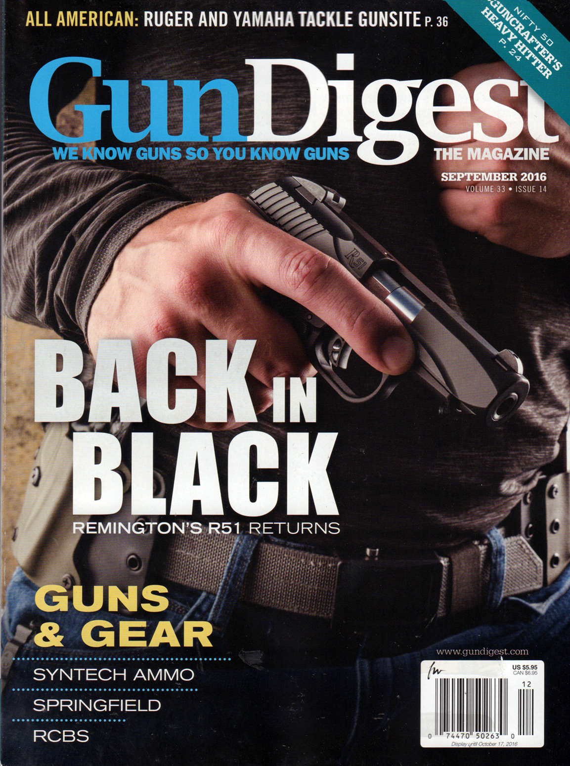 Gun-Digest September 01, 2016 Issue Cover