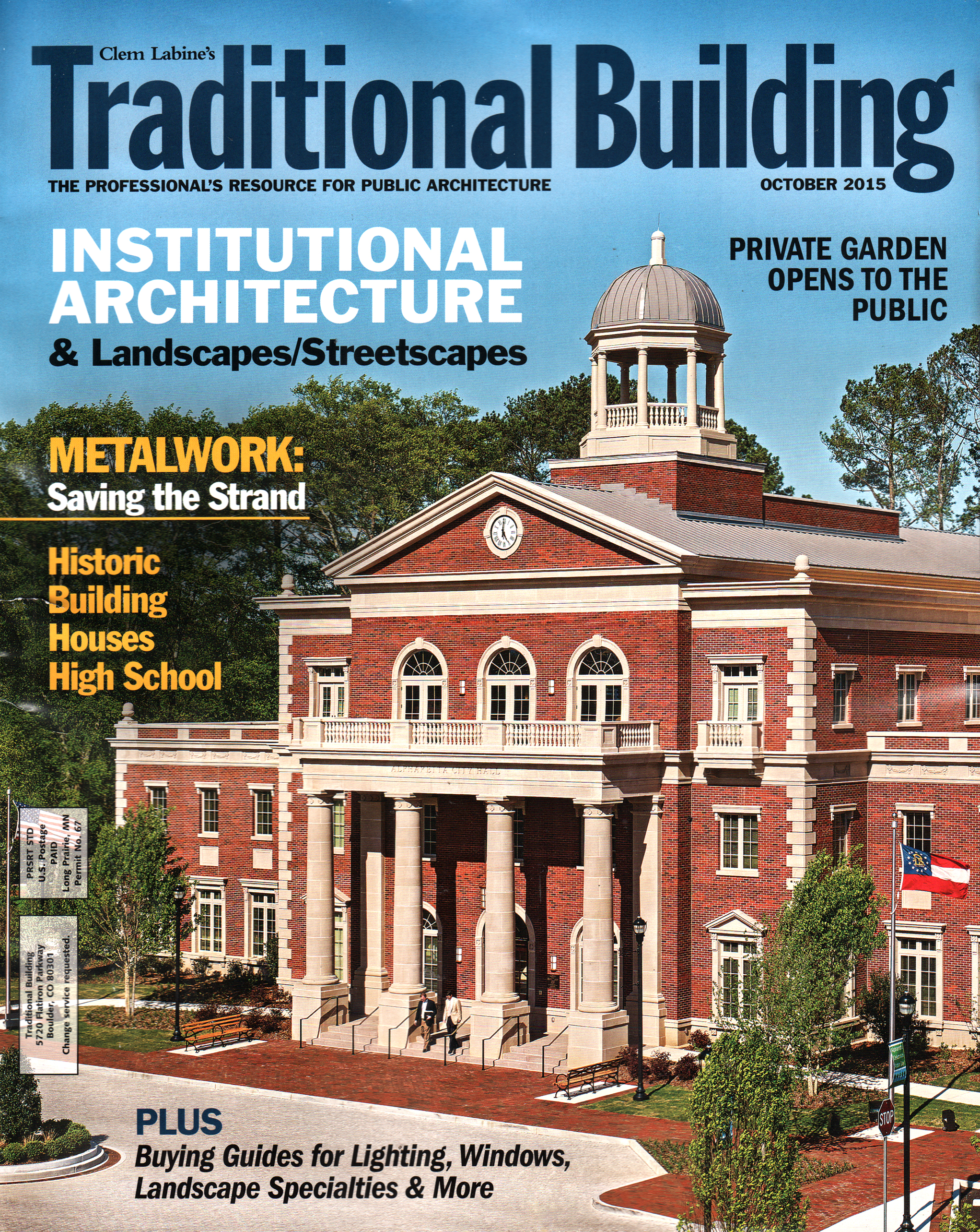 Traditional-Building October 01, 2015 Issue Cover