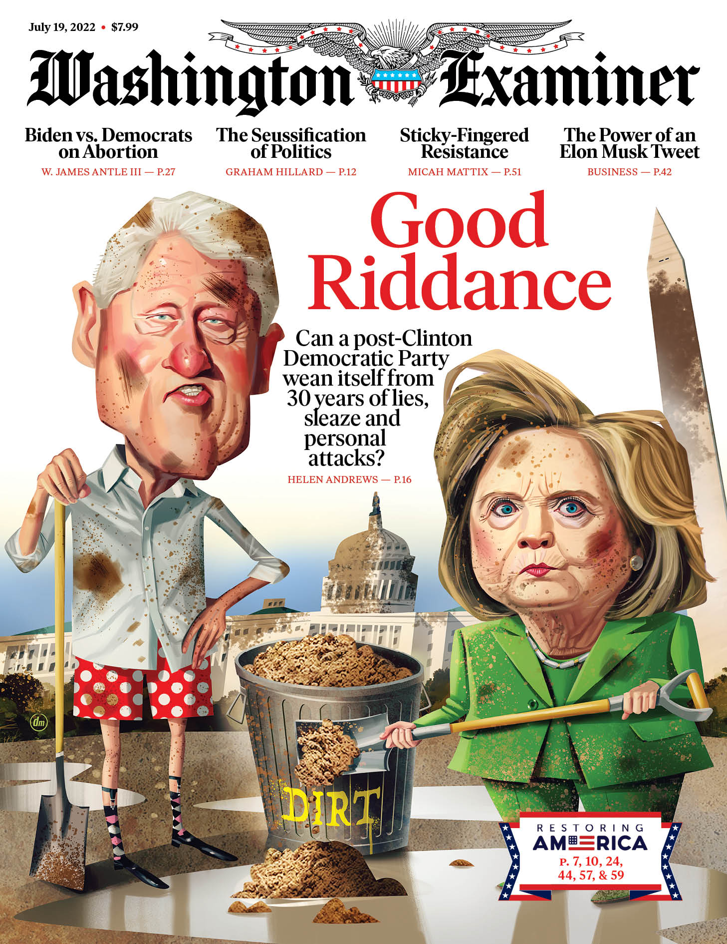 Washington-Examiner July 19, 2022 Issue Cover