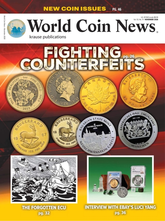 World Coin News November 01, 2026 Issue Cover