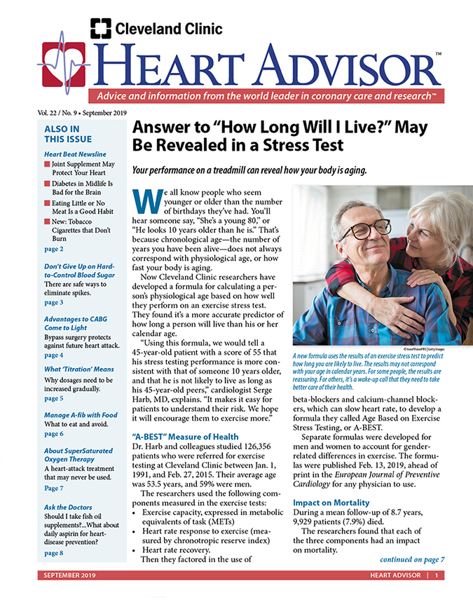 Heart-Advisor September 01, 2019 Issue Cover