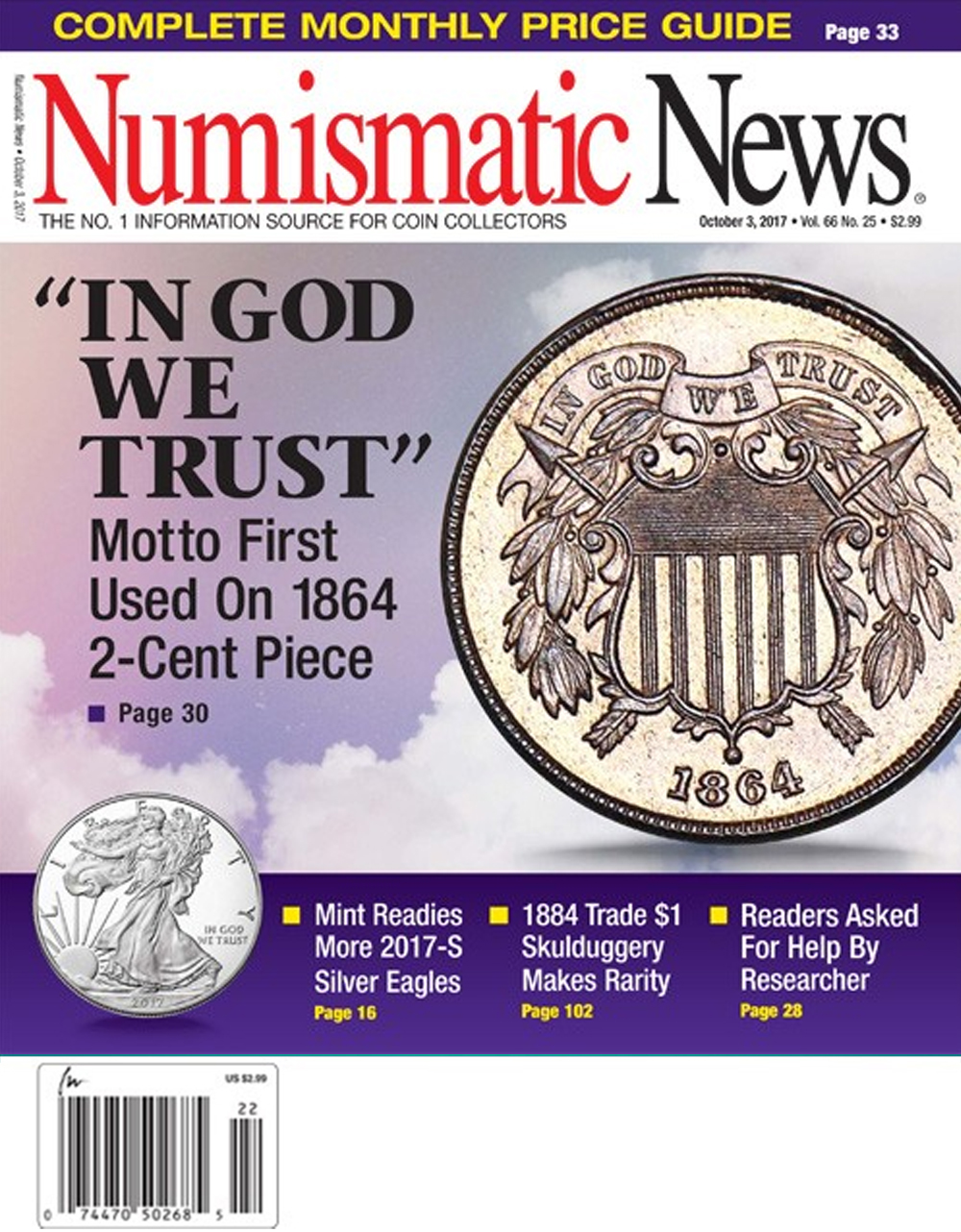 Numismatic-News October 03, 2017 Issue Cover
