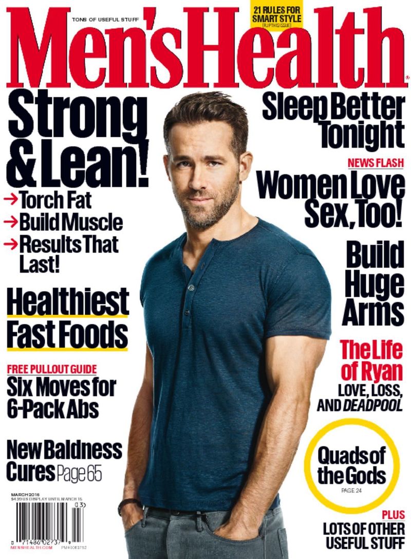 mens-health March 01, 2016 Issue Cover