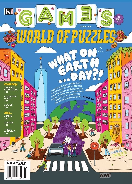Games-World-of-Puzzles April 01, 2025 Issue Cover
