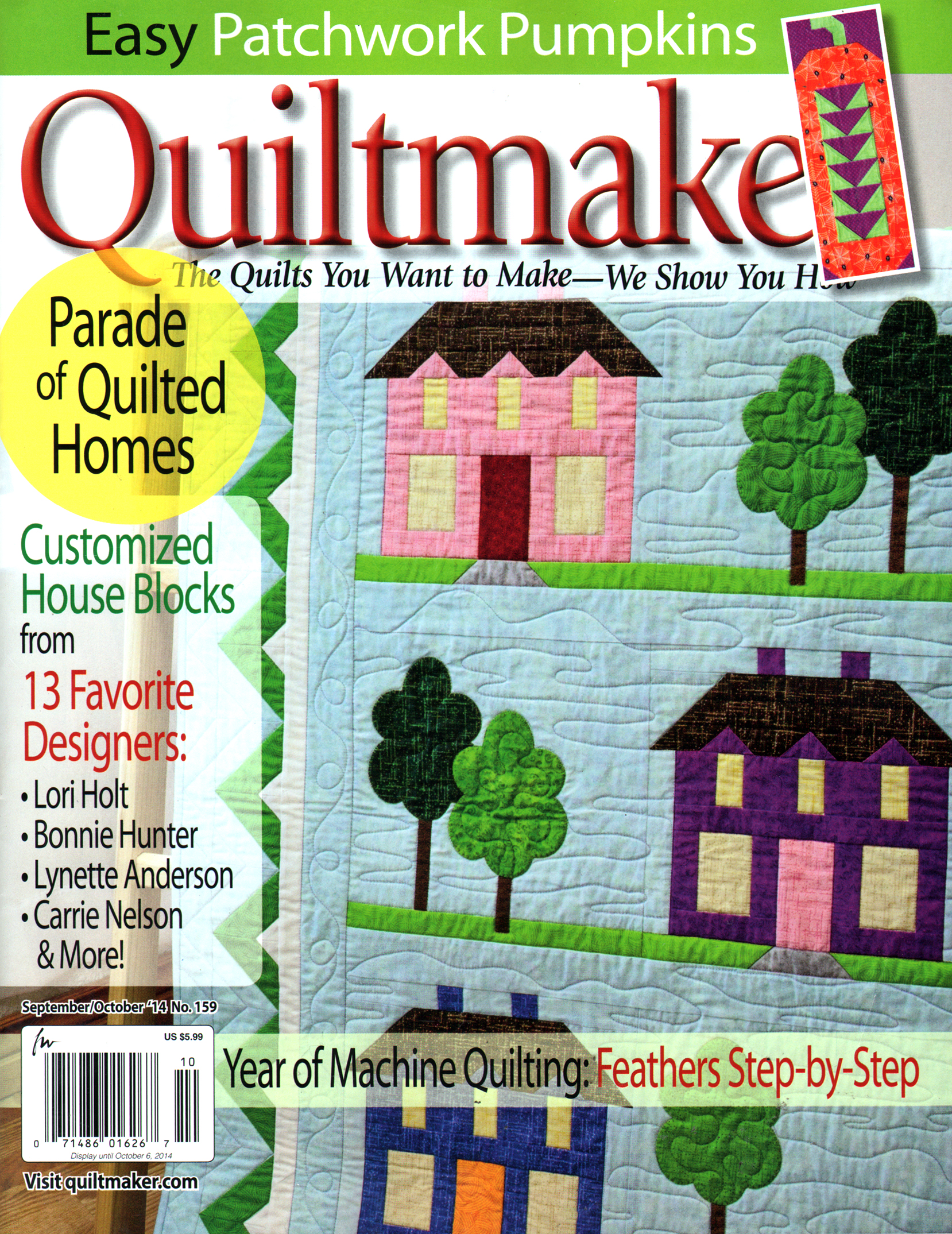 Quiltmaker September 01, 2014 Issue Cover