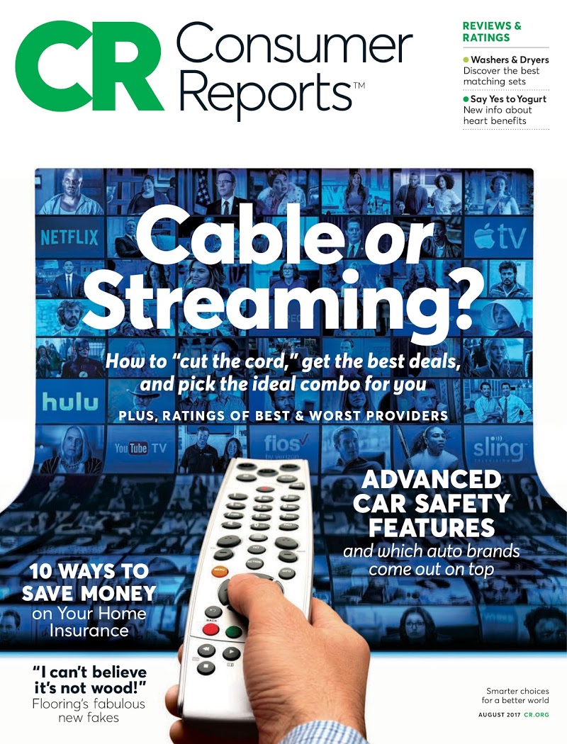 Consumer-Reports August 01, 2017 Issue Cover