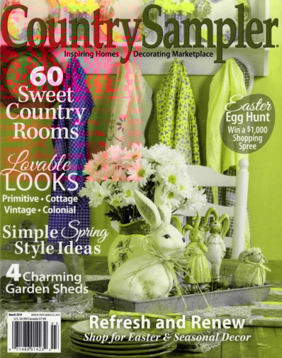 Country Sampler March 01, 2019 Issue Cover