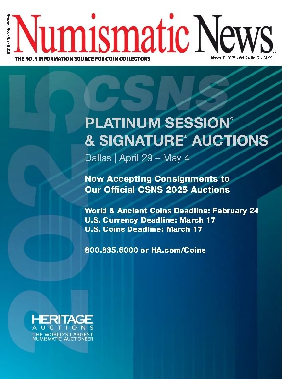 Numismatic-News March 11, 2025 Issue Cover