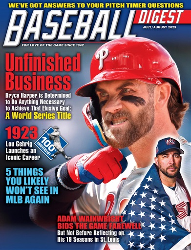 Baseball Digest Magazine - Sep-Oct 2021 Back Issue