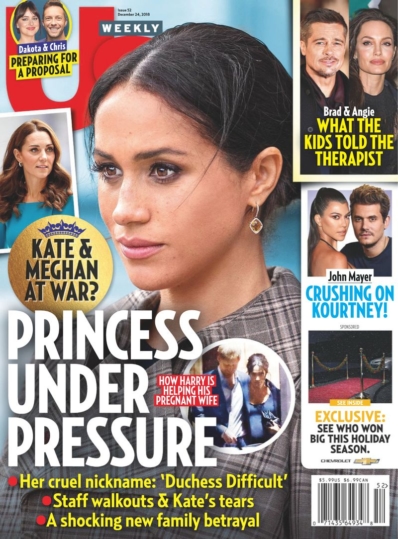Us Weekly December 24, 2018 Issue Cover