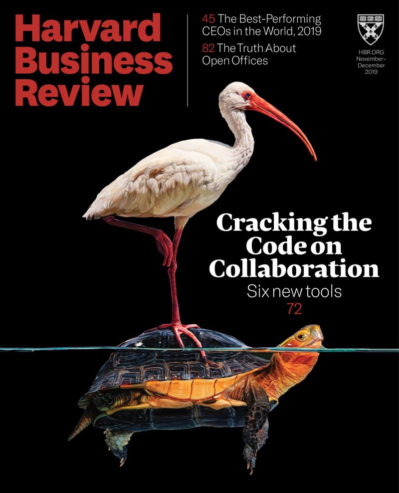 Harvard-Business-Review November 01, 2019 Issue Cover