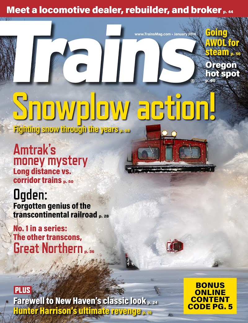Trains January 01, 2019 Issue Cover